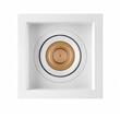 Fedro C recedido Empotrable de techo 108 mm.dimerizable blanco tex