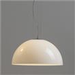 Semi lámpara colgante 60 cm.acrílico blanco