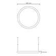 Rond S lámpara colgante Ø600 mm.dimerizable