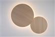 Eclipse aplique de pared madera (2 medidas)