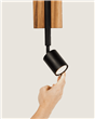 L Doble aplique de pared 40 cm