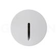 Lalu R empotrable de pared Ø650 mm.Blanco tex.