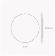 Eclipse aplique de pared madera (2 medidas)