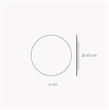 Eclipse aplique de pared madera (2 medidas)