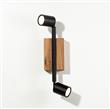 L Doble aplique de pared 40 cm