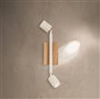 L Doble aplique de pared 40 cm
