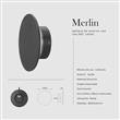 Merlin aplique de exterior