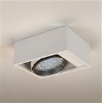 Compact plafón de techo 1 luz AR111