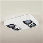 Compact plafón de techo 4 luces AR111