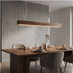 Tobi lámpara colgante de madera Led 120 cm
