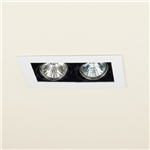 Multispot empotrable de techo 2 luces