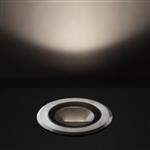 Adu R Wallwasher empotrable de piso acero inox.