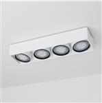 Box plafón de techo 4 luces