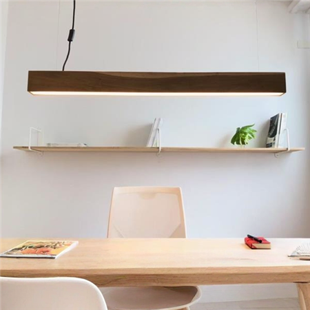 Tobi lámpara colgante de madera Led 120 cm