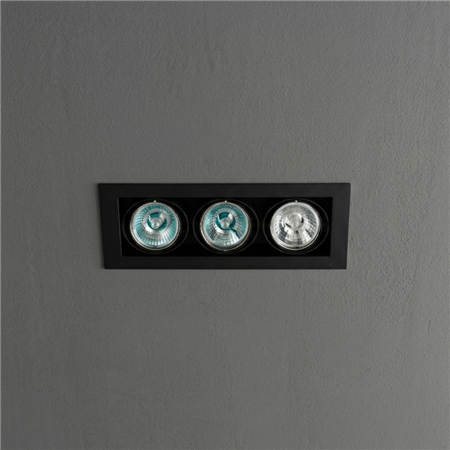 Multispot empotrable de techo 3 luces