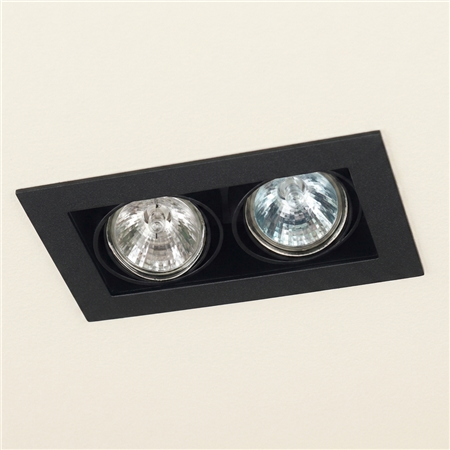 Multispot empotrable de techo 2 luces