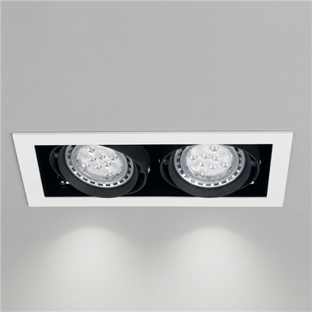 Space empotrable de techo 2 luces