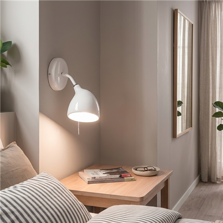 Uncuerno aplique de pared Ø13 cm.cerámica