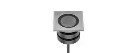 Adu C Wallwasher Empotrable De Piso Acero Inox.