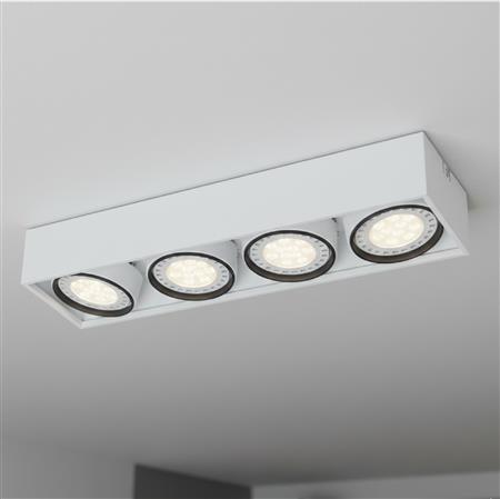 Box plafón de techo 4 luces