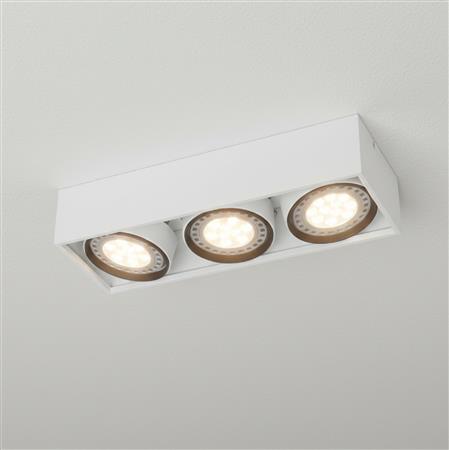 Box plafón de techo 3 luces