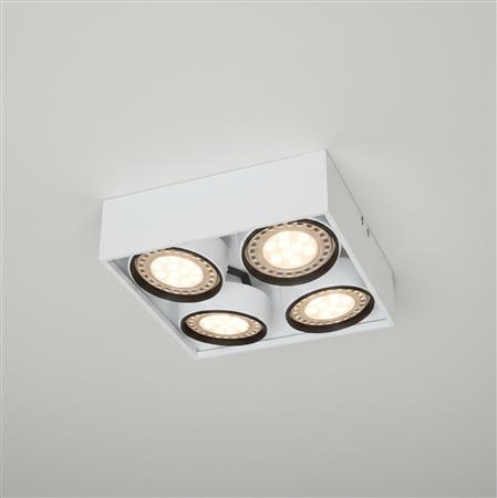 Box plafón de techo 4 luces