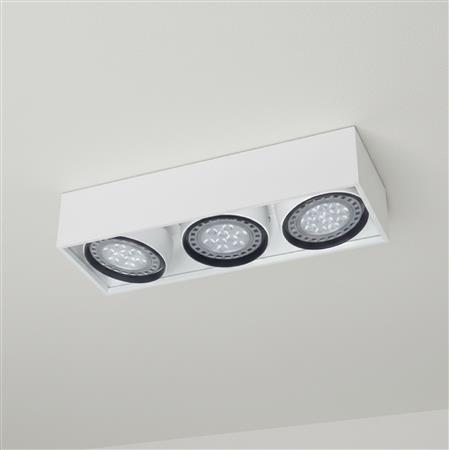 Box plafón de techo 3 luces