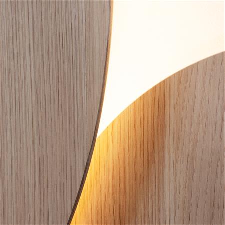 Eclipse aplique de pared madera (2 medidas)